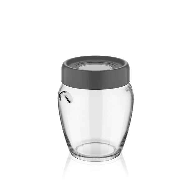 PROHOME - Dóza sklo 580ml s víčkem různé barvy