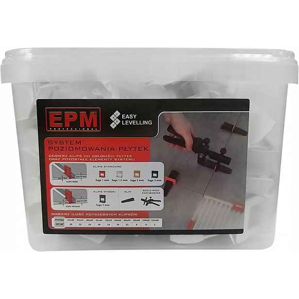 Systém Pokládání Dlaždic Easy Leveling 200 Klipů 1,5 MM E-315-8815