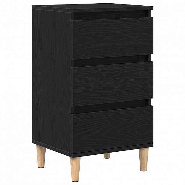 vidaXL Noční skříňka Černý dub 40 x 35 x 70 cm Kompozitní dřevo