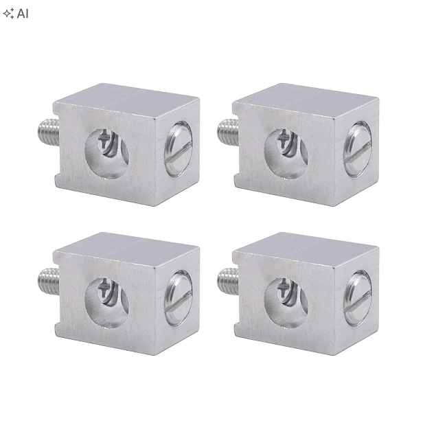 Elektrická uzemňovací svorka z neutrálního hliníku 4 kusy pro panel Awg