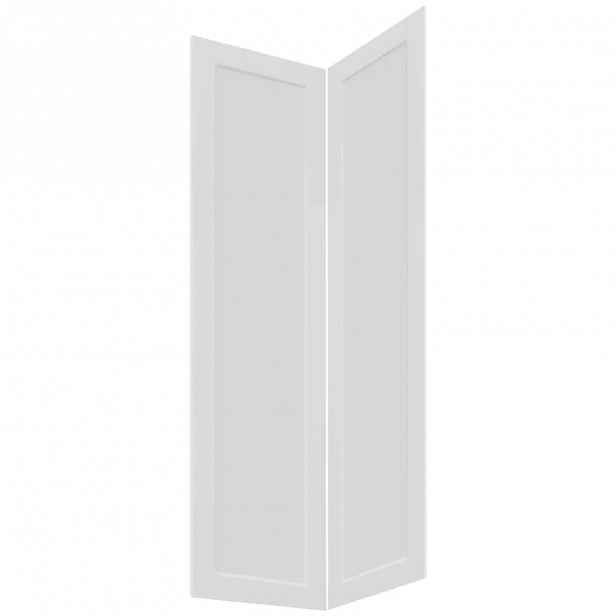 Kuchyňská dvířka Luxeo F15-G60N2(100) frame bílá