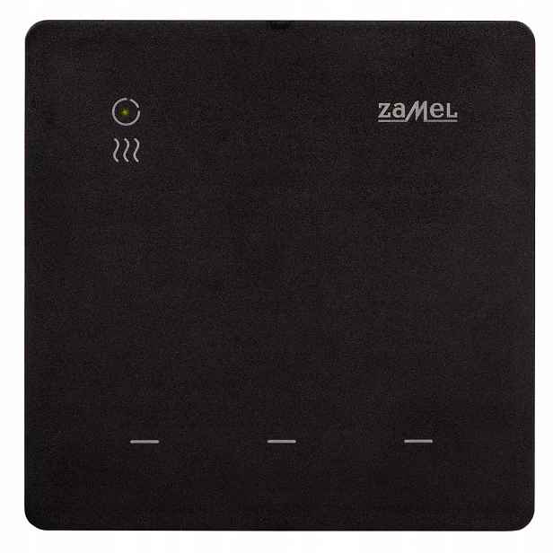Regulátor teploty Zamel GKW-02 černý Supla Termostat WiFi Aplikace
