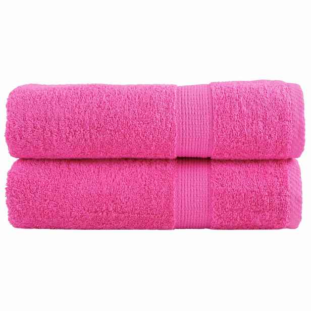 vidaXL Premium ručníky SOLUND 2 ks růžové 50 x 100 cm 600 g/m²