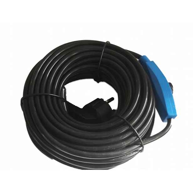 topný kabel s termostatem 24 m 384 W