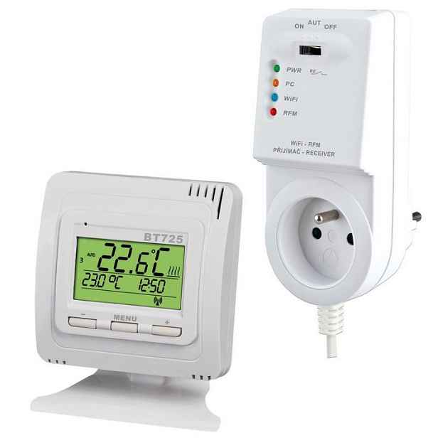 Termostat bezdrátový internetový Elektrobock BT725 s WiFi modulem