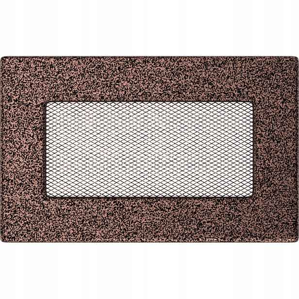 Ventilační mřížka do krbu 11x17 měděná