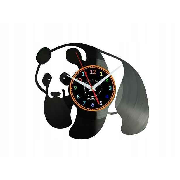 Panda Dárek Originální dekorace do domu Hodiny z vinylové desky