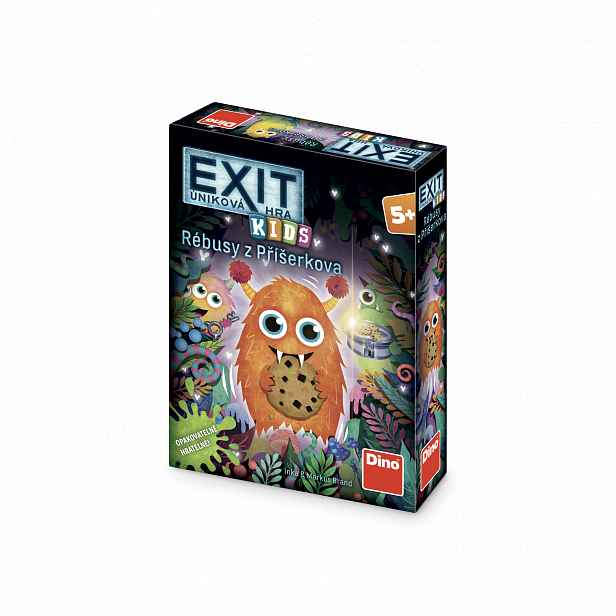 Dino Exit úniková hra pro děti: Rébusy z Příšerkova