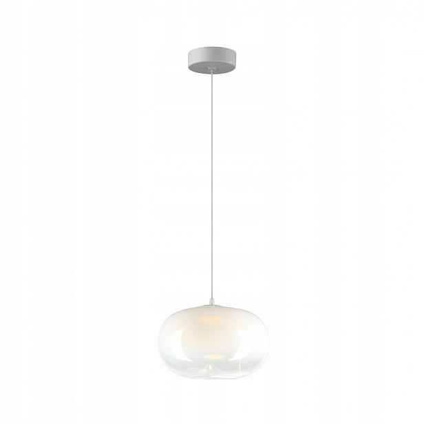 Milagro Vaso ML1398 Závěsná lampa skleněná bílá Led 4W 3000K nastavitelná