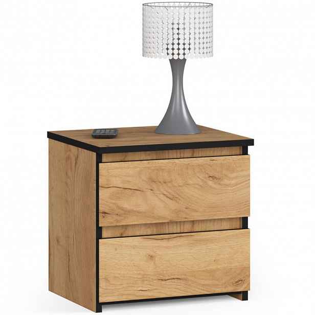 RAUMHIRSCH FURNITURE NOČNÍ STOLEK dub Craft 40/40/35
