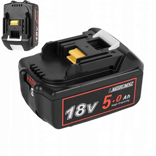 18 V 5000 MAh Akumulátor, lithium-iontový akumulátorový nástroj