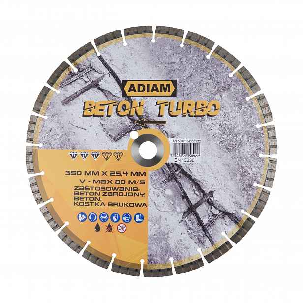 Kotouč Beton Turbo 350 MM 20,00 MM