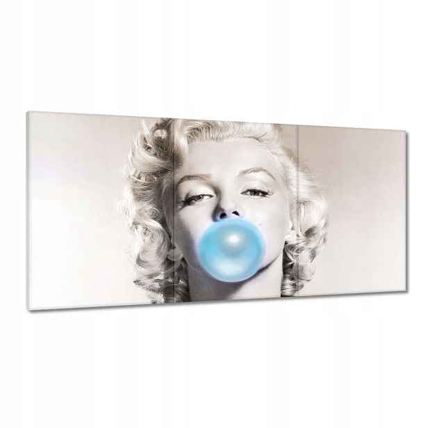 Obrazy 180x90 Marilyn Monroe s gumou