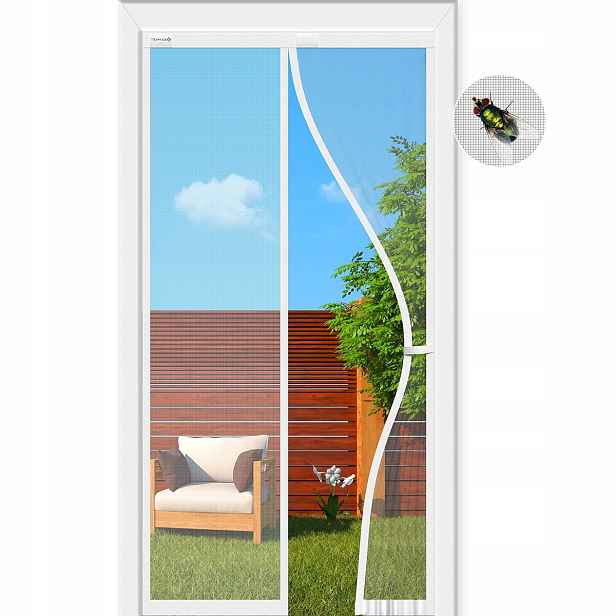 Moskytiéra Na Dveře balkonové okno balkon S Magnety 220x110 magnetická