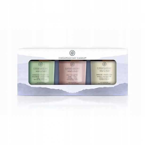 Sada 3 svíček Wellness Chesapeake Bay Candle