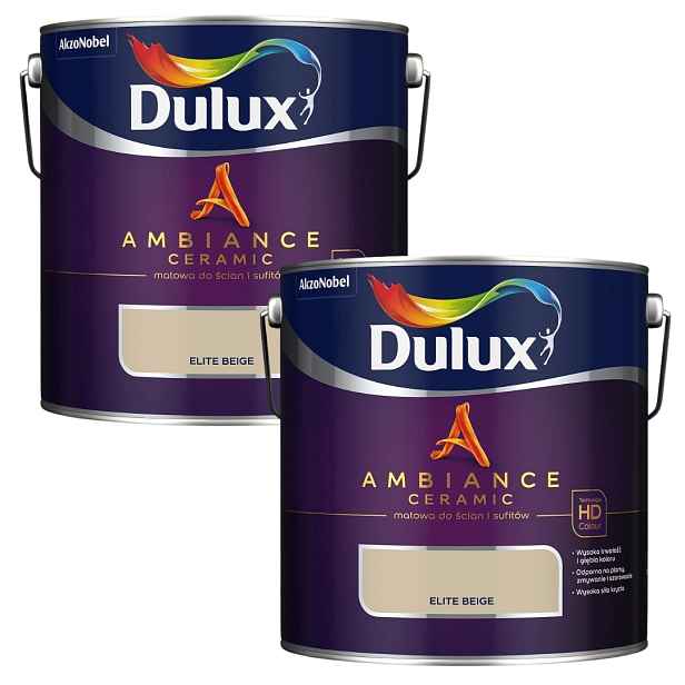 Set Dulux 2x2,5L Ambiance Ceramic Barva Keramická Elite Beige 5L
