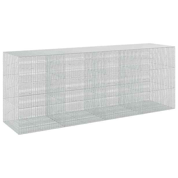 vidaXL Gabion s drátem 5 mm a síťkou 5x2,5 cm 400x100x150 cm