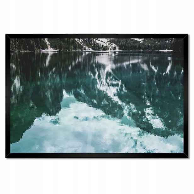 Plakáty v rámu 60x40 Jezero v Alpách Hory