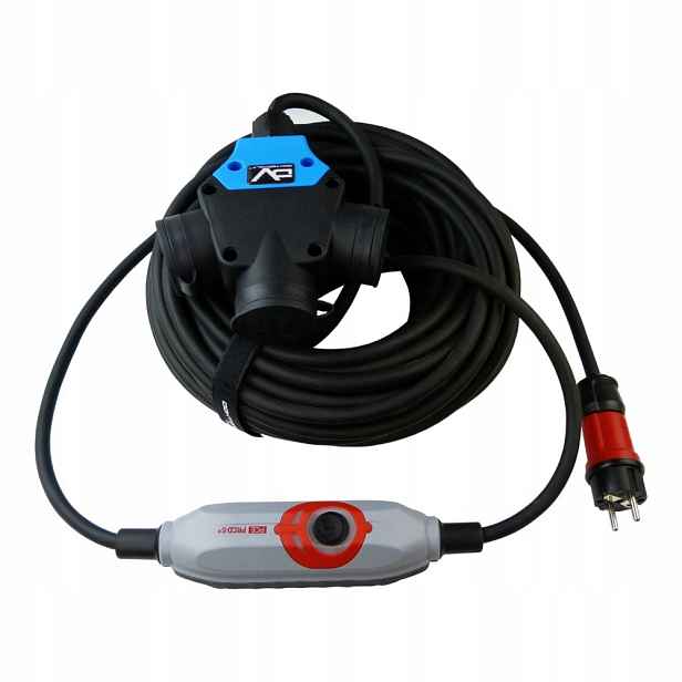 Prodlužovací Kabel třícestný 25 m IP44 230/16A H07RN-F 3x2,5 s pojistkou