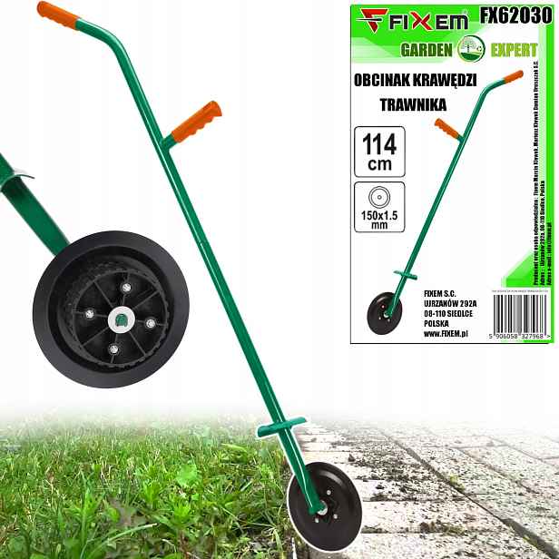 Ruční Řezač Okrajů Trávníku Kruhový 114 cm