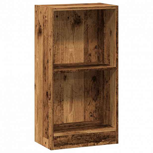 vidaXL Knihovna old wood 40 x 24 x 76 cm kompozitní dřevo