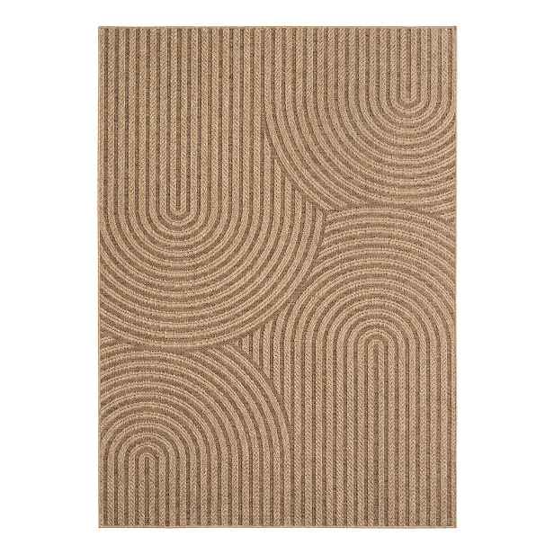 Hnědý vnitřní a venkovní běhoun 80x250 cm Timber 1401 – Ayyildiz Carpets