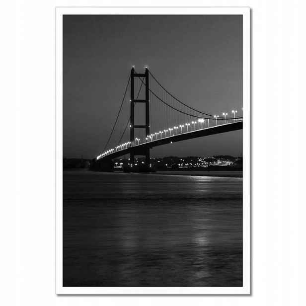 Plakáty v rámu 40x60 Noční fotografie mostu