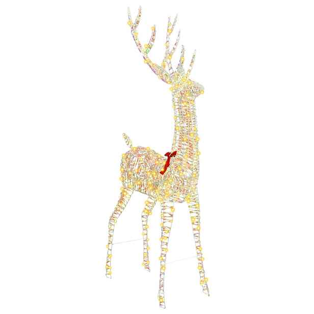 vidaXL 3D Sob 250 LED Teplá bílá 96 x 40 x 180 cm PET