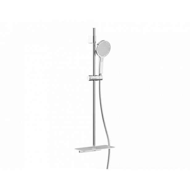 Sprchový set Swiss Aqua Technologies s poličkou bílá/chrom SATSSP31