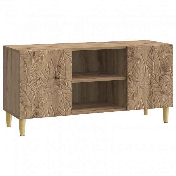 vidaXL Televizní skříň 102 x 34,5 x 50 cm Dub artisan Kompozitní dřevo