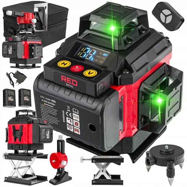 Křížový laser Red Technic RTPLK0036 40 m