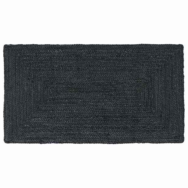 vidaXL Koberec do oblasti Tmavě šedá 60 x 110 cm juta