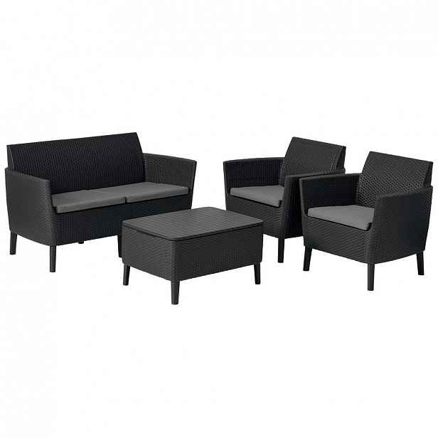 ZAHRADNÍ SEDACÍ SOUPRAVA, plast, textil Ambia Garden