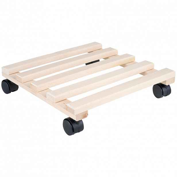 Homeware POJÍZDNÝ PODSTAVEC dřevo,