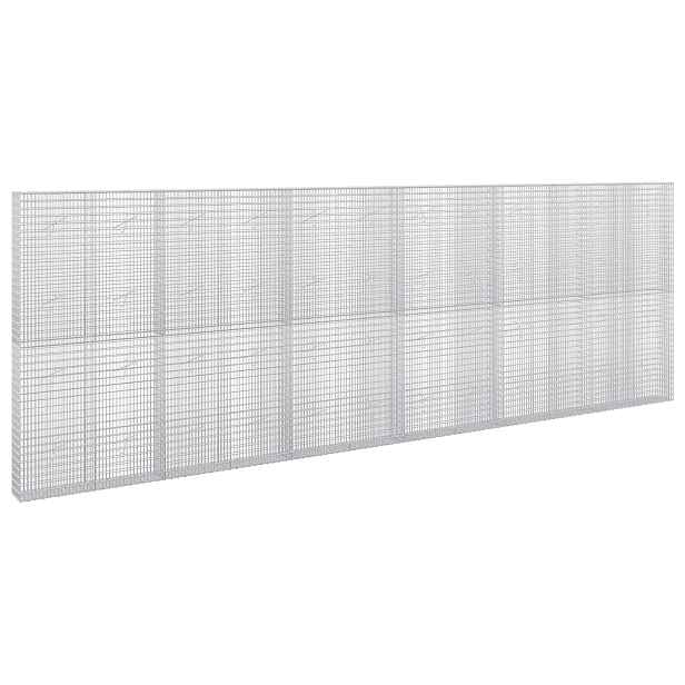 vidaXL Gabion s drátem 5 mm a síťkou 5x2,5 cm 600x20x200 cm