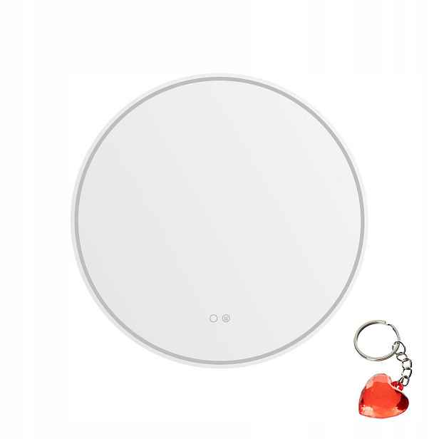 Vyhřívané zrcadlo do koupelny, kulaté s Led podsvícením 36W D3004-80 Zum