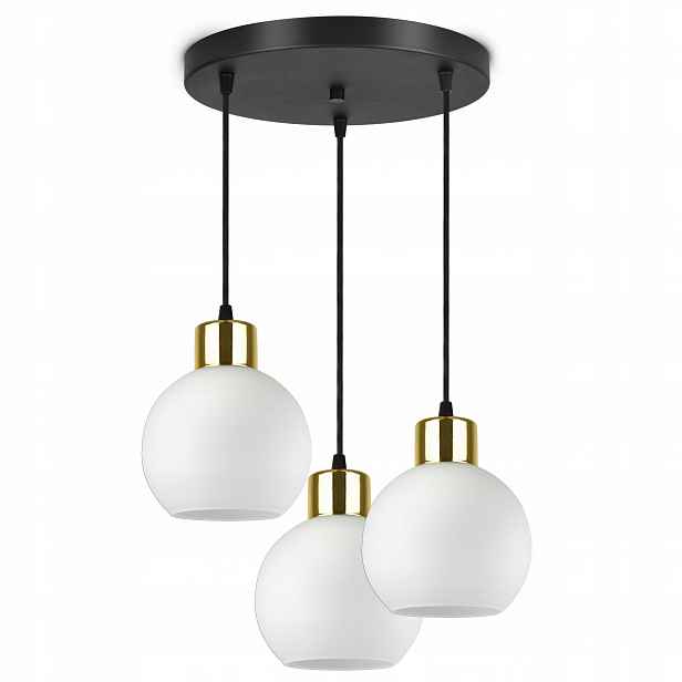 Závěsná lampa Lustr Skleněné Mléčné koule Led