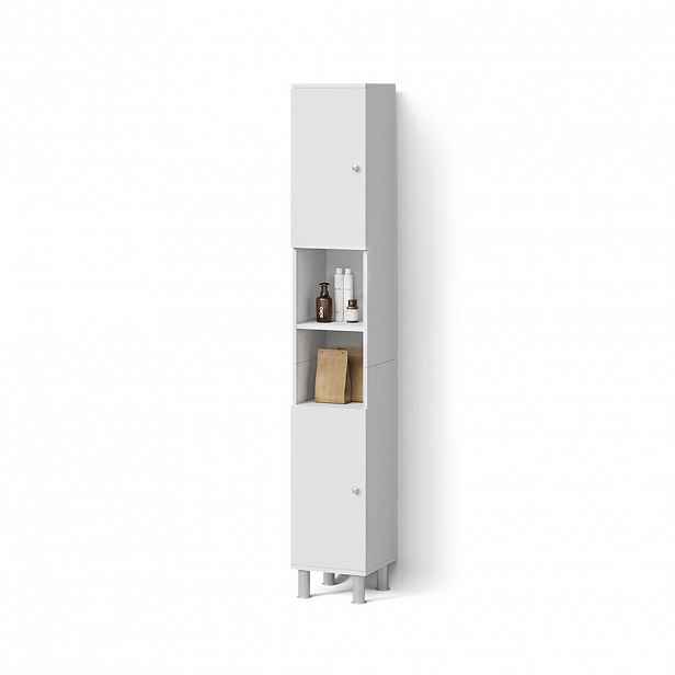 Livinity® KOUPELNOVÁ SKŘÍŇKA Fucino Bílá 30 x 190 cm
