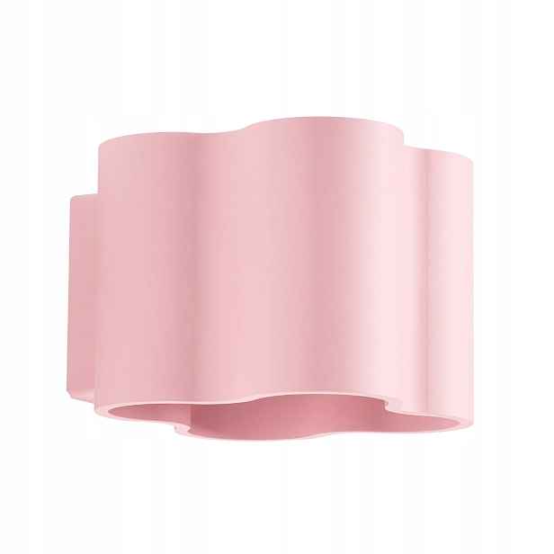 Sollux Lighting Ovio nástěnná lampa růžová obláček 1xG9 8W IP20