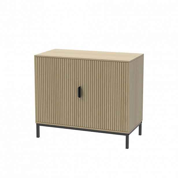 Vicco KOMODA Lennox Dub 80 x 69 cm se 2 dveřmi