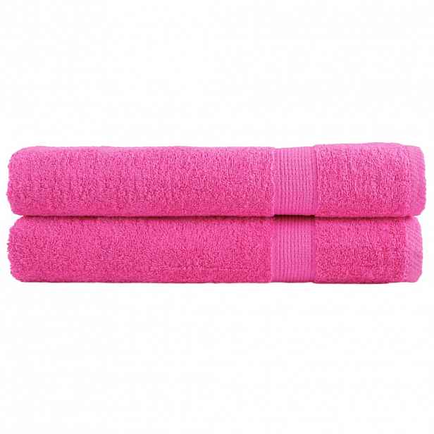 vidaXL Premium ručníky SOLUND 2 ks růžové 80 x 200 cm 600 g/m²