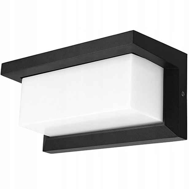 Led venkovní fasádní lampa z hliníku nad garáž nebo terasu Led 12W IP54