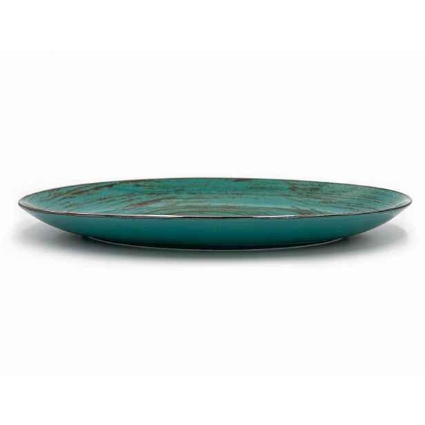 Alumina Bogucice Nostalgia Emerald Oválná mísa 34,5 cm