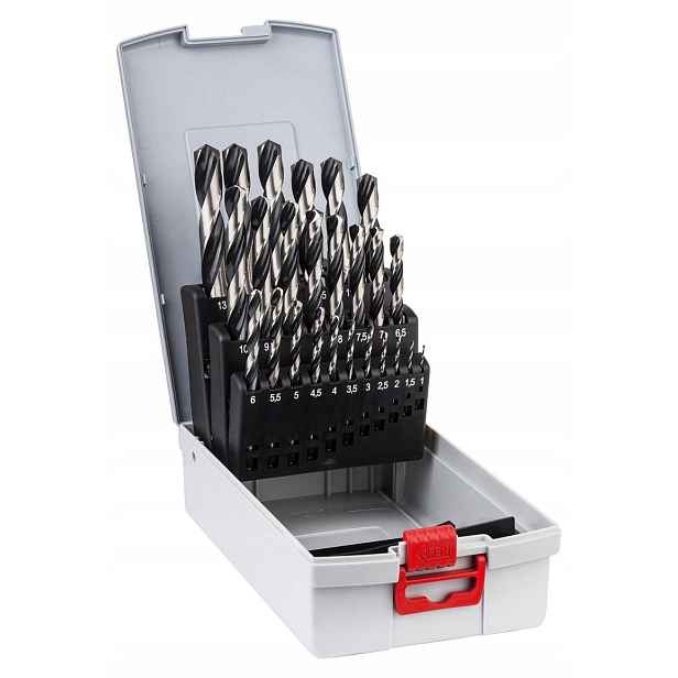 Sada vrtáků do kovu a oceli v kazetě 1-13 mm Bosch 2608577352 25 Ks