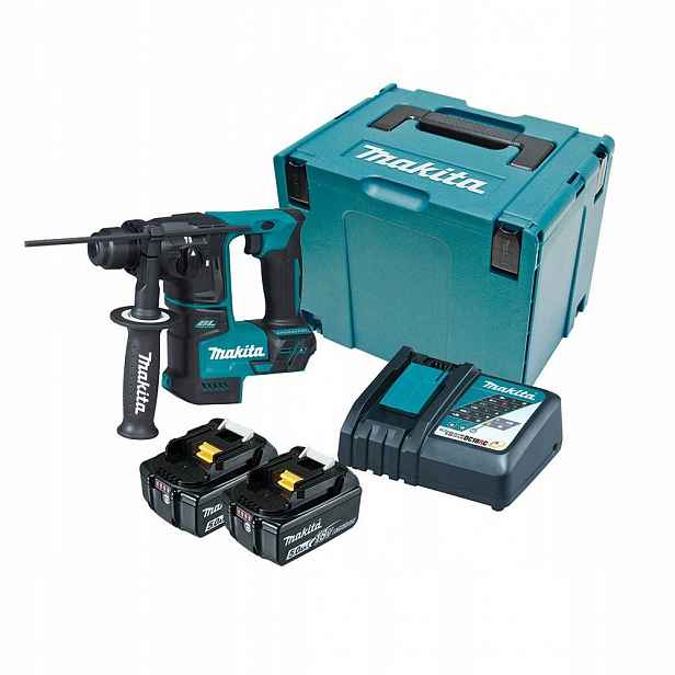 akmulátorová vrtací kladiva Sds+ 18V 2x5,0Ah v kufru Makita [DHR171RTJ]