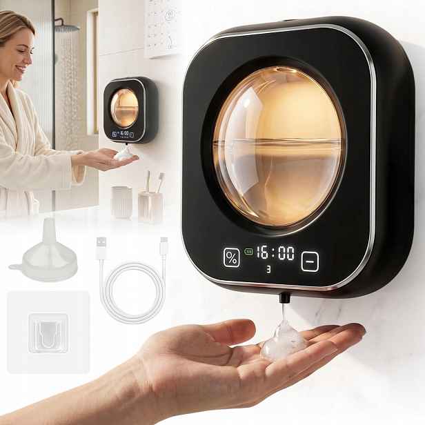 Automatický Dávkovač Pěnového Mýdla Na Ruce 320 ML S Bezdotykovým Senzorem