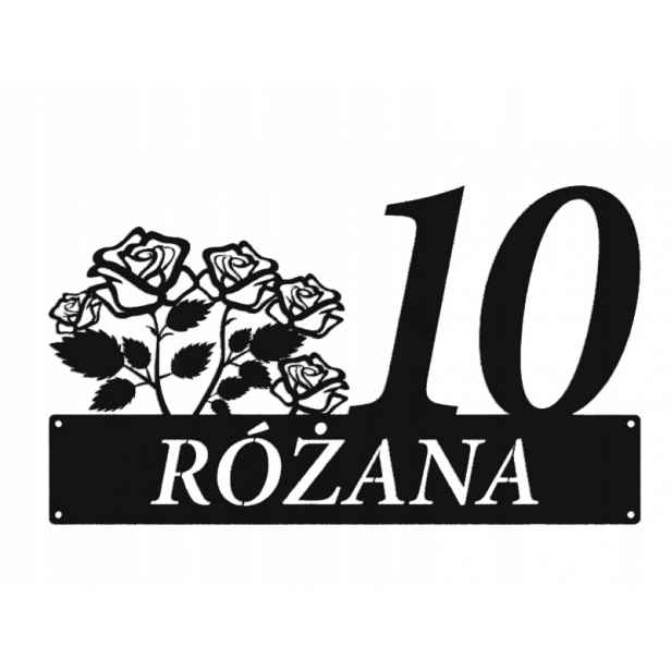 Číslo Na Dům 48 cm Tabule Adresa Ocel 2 mm Grafika 5384