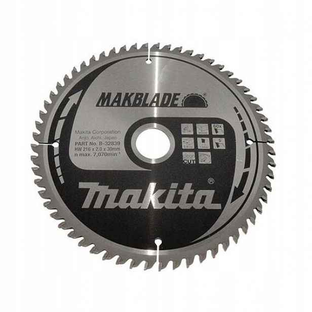 Makita B-32839 pilový kotouč 216mm*2*30mm 60WZ Hm Makblade (old=B-09058)