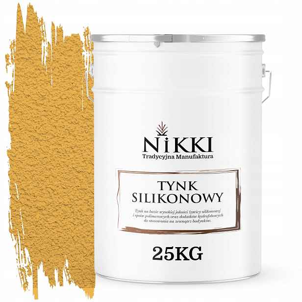 Silikonová Fasádní Omítka Žlutá Intenzivní F636 25KG Granulace 3.0mm