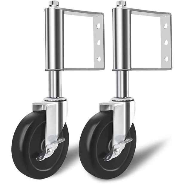 2 ks Pružinový váleček pro bránu, 100 mm, otočné kolečko, 100 kg